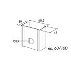 Montant 70 - long. 6 m x larg. 70 mm