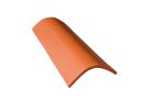 Tuile canal 40 Terre cuite rouge - long. 40 cm x larg. 18 cm
