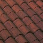 Tuile occitane terre cuite rouge vieilli - long. 47,7 cm x larg. 30,2 cm