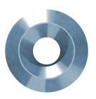 Rondelles pour vis de charpente TF RONDELLES CUVETTES PLEINES, ACIER ZINGUE, 8,4 x 28