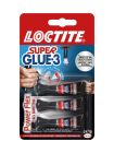 Colle cyanoacrylate LOCTITE SUPER GLUE-3 Power Flex Mini trio Gel - tube de 1g (Lot de 3 Blister)