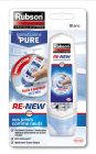 Mastic silicone RUBSON Bain&Cuisine Pure RE-NEW Blanc - tube de 100ml (vendu par 12)