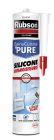Mastic silicone RUBSON Bain&Cuisine Pure Silicone Anti-Moisissures Blanc - cartouche de 280ml (vendu par 12)