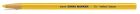 Crayon a la cire multi support-CHINA MARKER 170 MM- en etui de 12-Jaune