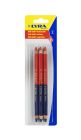 BLISTER 3 CRAYONS DUO GIANT Bleu/Rouge - mine 6,25mm - 175mm - Ø10