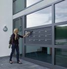 Porte d'entree en aluminium TopComfort avec vitrage - sur mesure