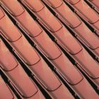 Tuile posifix Terre cuite rouge - long. 50 cm x larg. 21,5 cm