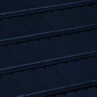 Tuile regence terre cuite noir - long. 32,8 cm x larg. 22,6 cm