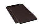 Tuile signy terre cuite moka - long. 48 cm x larg. 32,6 cm