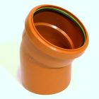 Coude assainissement Polypropylene male femelle 30° diametre 200mm