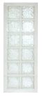 Panneau en brique de verre standard 198 n°26 - long. 127cm x haut. 47cm x ep. 8cm