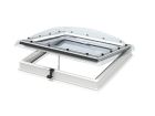 Fenetre coupole pour toits plats a projection electrique CVP - haut. 100cm x larg. 100cm