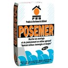 Mortier tous usages en milieux immerges et marins POSEMER gris sac de 25kg