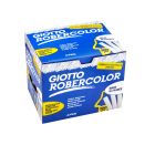 Boite de 100 craies blanches GIOTTO ROBERCOLOR -80 mm, Ø 10 mm