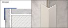 CORNIERE D'ANGLE WPP 30/2020 PVC BLANC 250CM 20X20
