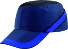 Casquette anti heurt visiere longue bleu marine / bleu roi - Taille unique