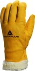 Gants tout fleur bovin long double acrylique Jaune T10