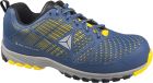 Chaussure basse Tige en PU injecte sur Mesh bleu / jaune - Taille 42