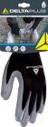 Gants tricot PES enduit nitrile Noir-Gris T9
