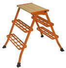 Marchepied acier simple LESCABO 2 marches - haut. 2,70m