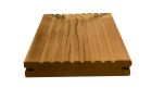 Planche a terrasse strie . Pin du nord rouge, 26x142mm 3,9 ml, ThermoWood D . certifie 80% PEFCX