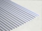 Plaque ondulee PVC OCL 66 - 3,00 m x 0,66 m - Epaisseur : 0,8 mm - Transparent