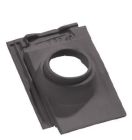 Tuile a douille terre cuite Beauvoise Graphite diam.126 utile Ardoise