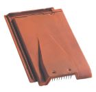 Tuile de ventilation terre cuite HP10 Rouge - long. 46 cm x larg. 30,6 cm