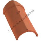 About d'aretier a emboitement universelle terre cuite Gris quartz - long. 44,5 cm