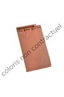 Tuile de finition terre cuite HP17 Ardoise - long. 35,8 cm x larg. 20 cm