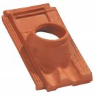 Faitiere / aretier demi rond a emboitement grand modele universelle terre cuite Serac
