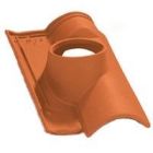 Tuile a douille terre cuite Canal S Paysage - long. 48 cm x larg. 28 cm