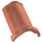 Faitiere ondulee a emboitement terre cuite Terroise Amarante