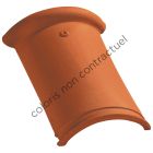 Faitiere / aretier a bourrelet a emboitement universelle terre cuite Ancien