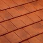 Tuile terre cuite HP17 Flamme Rustique - long. 35,8 cm x larg. 24,6 cm