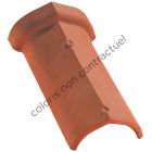 Aretier a emboitement universelle terre cuite Gris quartz - larg. 15 cm