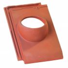 Tuile a douille terre cuite HP10 Flamme rustique - long. 46,1 cm x larg. 30,4 cm