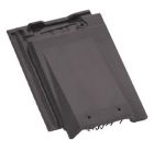 Tuile de ventilation terre cuite Beauvoise Graphite (section avec grille = 30 cm²) Ardoise