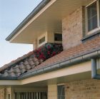 Planche de rive cellulaire massive arrondie 225 x 20 mm longueur 6 ml gris anthracite 1072