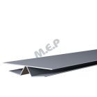 Finition double long 4,00 metres (profile'H'pliable 90° exterieur fixation sur liteau) pour Lambris de sous face couleur GRIS