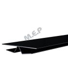 Finition double long 4,00 metres (profile'H'pliable 90° exterieur fixation sur liteau) pour Lambris de sous face couleur NOIR