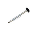 Pointes tete plate plastique annele noir - long. 60 mm x diam. 13 mm - Boite de 100