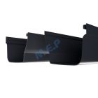 Gouttiere Reversible longueur 4 metresFace Plane/Face Galbee couleur ANTHRACITE