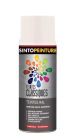 Peinture acrylique metal , bois , plastiques classique brillant blanc RAL 9001 - aerosol de 0,4L