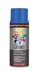 Peinture acrylique metal , bois , plastiques classique brillant bleu azur - aerosol de 0,4L