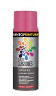 Peinture acrylique metal , bois , plastiques classique brillant rose poupee - aerosol de 0,4L