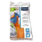 Gants de menage renforces en latex Orange T6