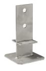 Pieds de poteau en ame avec platine en inox PPS170IX
