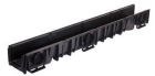 Caniveau polyethylene haute densite DRAINYL ECO 100 - long. 1m x larg. 130mm x haut. 100mm - classe A15