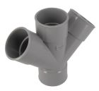 CULOTTE DOUBLE FEMELLE/FEMELLE 45° DIAMETRE 50 - URJ144